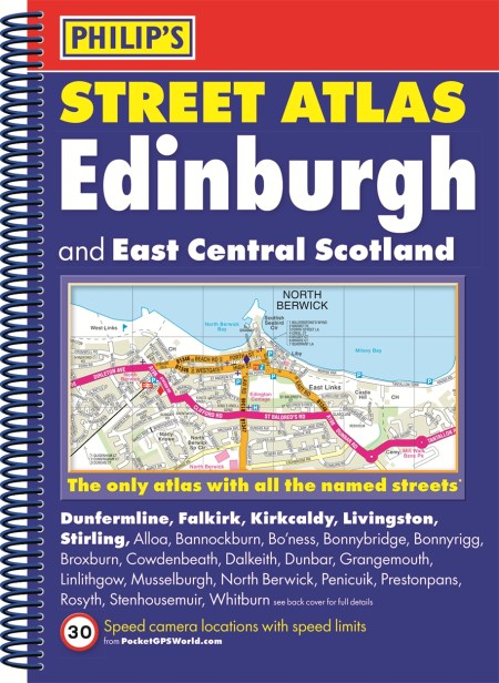 Philip’s Street Atlas Edinburgh and East Central Scotland