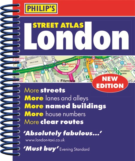 Philip’s Street Atlas London – new spiral-bound edition