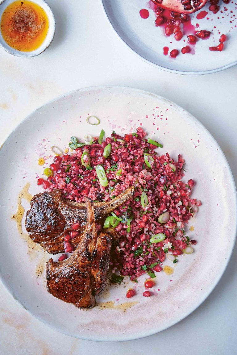 Sriracha and Pomegranate Lamb with Beetroot Tabbouleh | The home of non ...