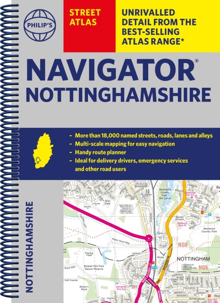 Philip’s Navigator Street Atlas Nottinghamshire