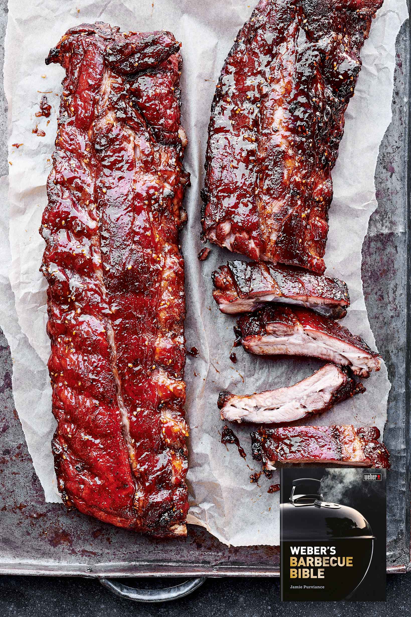 Honey Teriyaki Glazed Baby Back Ribs from Weber s BBQ Bible The home of non fiction publishing