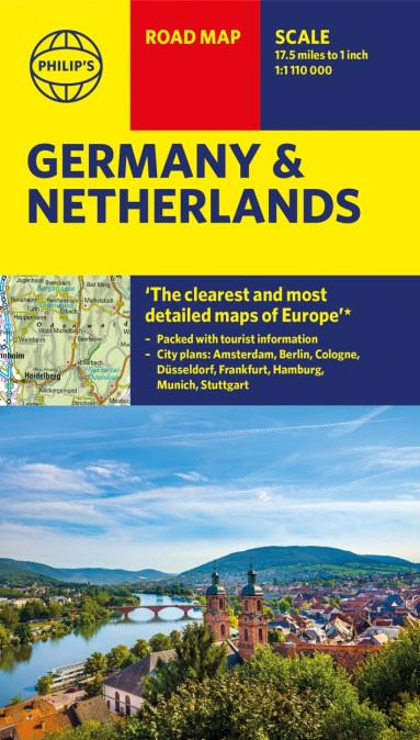 Philip's Germany & Netherlands Road Map